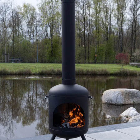 Goodlife Liv Buitenhaard RVS Zwart - Firesite