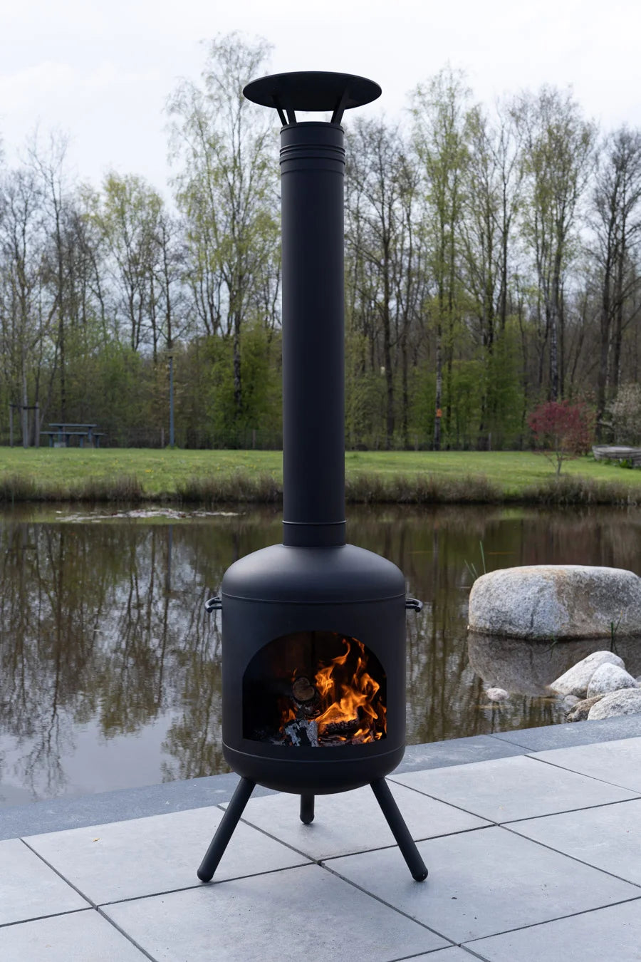Goodlife Liv Buitenhaard RVS Zwart - Firesite