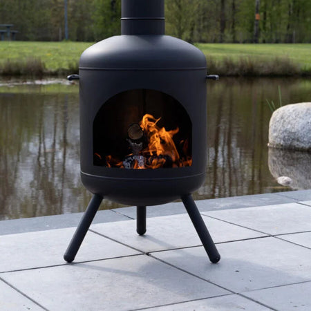 Goodlife Liv Buitenhaard RVS Zwart - Firesite