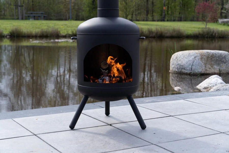 Goodlife Liv Buitenhaard RVS Zwart - Firesite