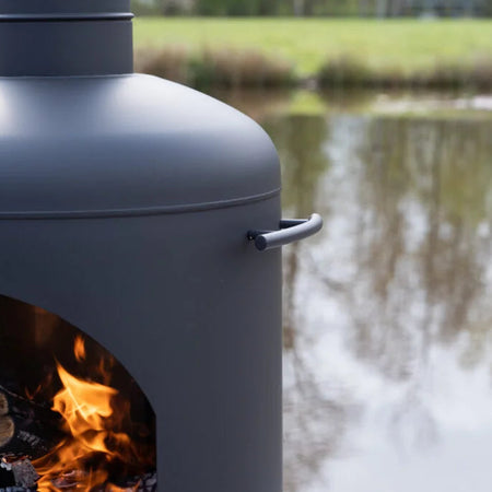 Goodlife Liv Buitenhaard RVS Zwart - Firesite