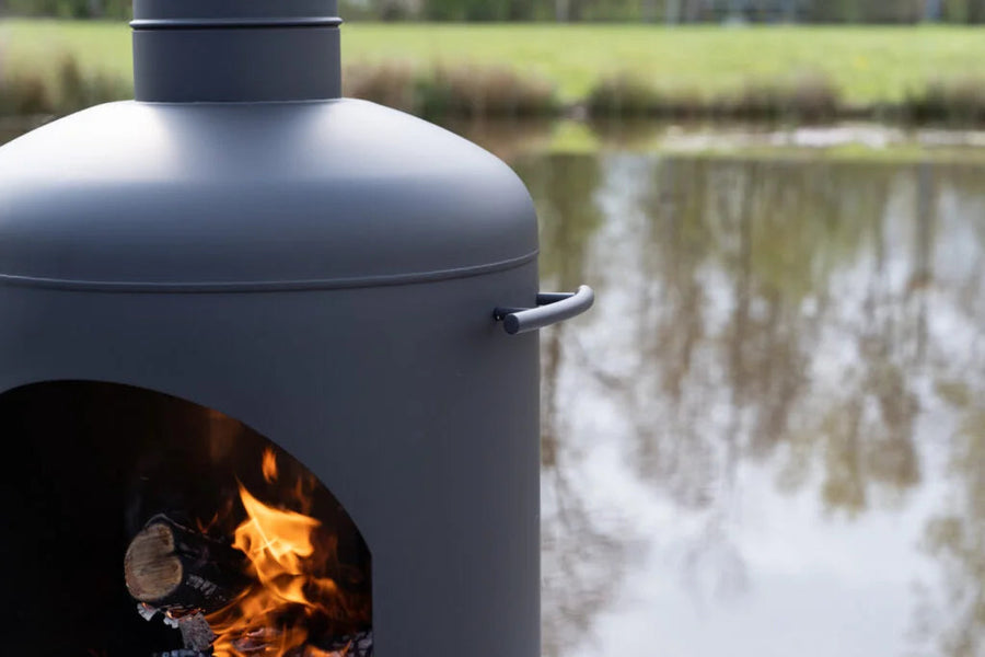 Goodlife Liv Buitenhaard RVS Zwart - Firesite