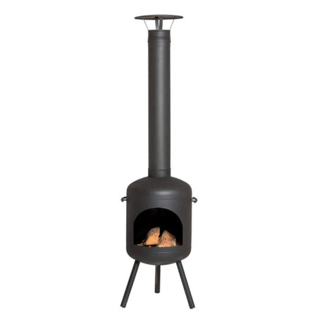 Goodlife Liv Buitenhaard RVS Zwart - Firesite