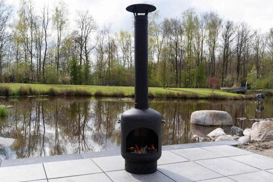 Goodlife Varme Buitenhaard RVS Zwart - Firesite
