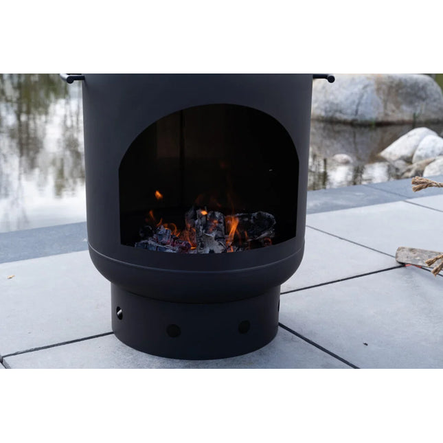 Goodlife Varme Buitenhaard RVS Zwart
