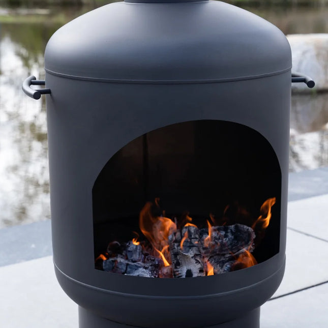 Goodlife Varme Buitenhaard RVS Zwart