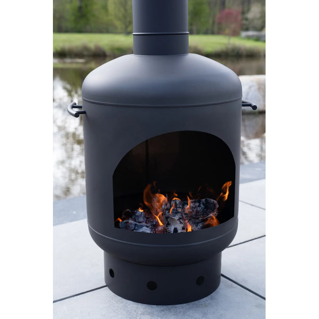 Goodlife Varme Buitenhaard RVS Zwart