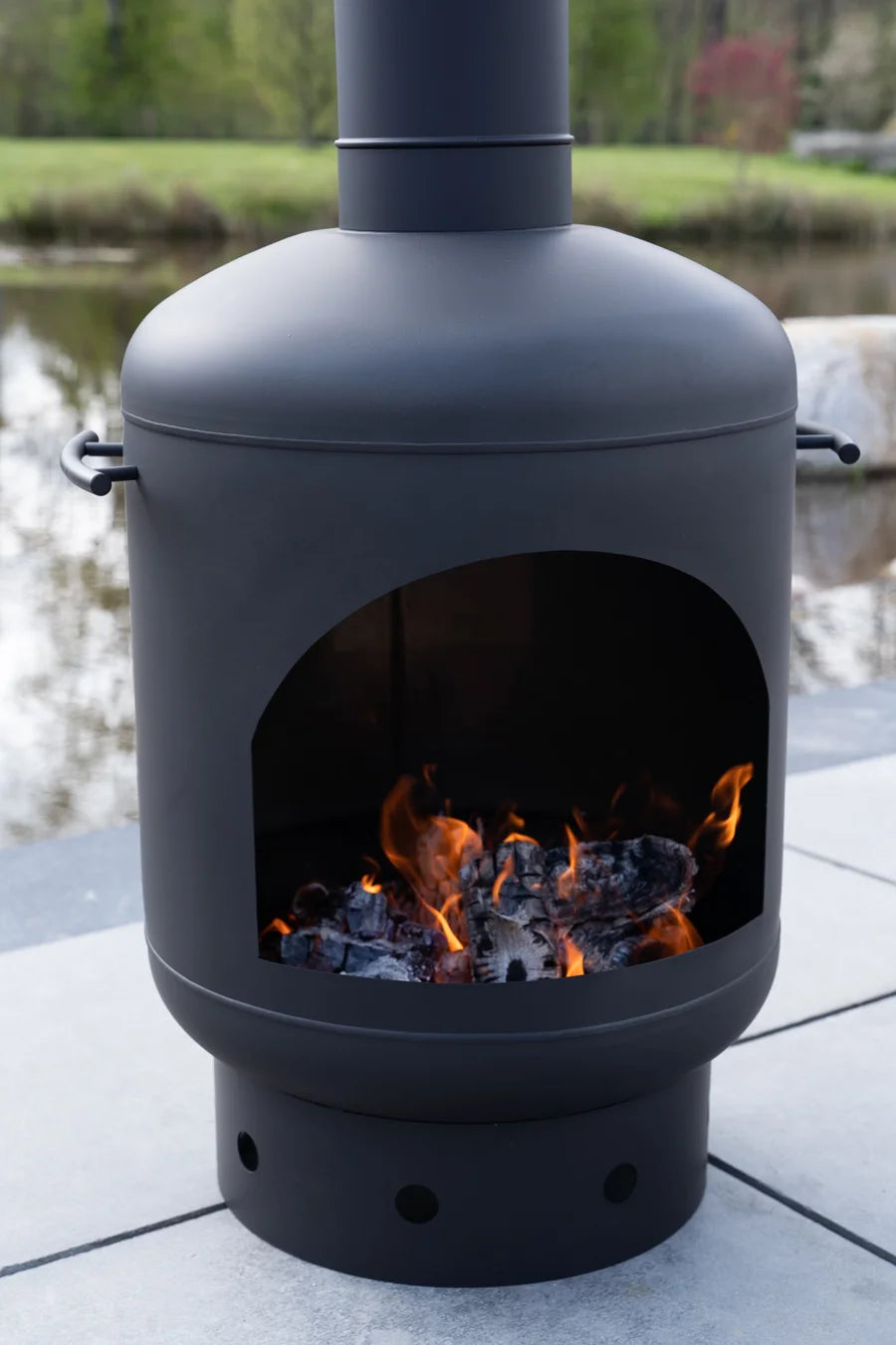Goodlife Varme Buitenhaard RVS Zwart - Firesite