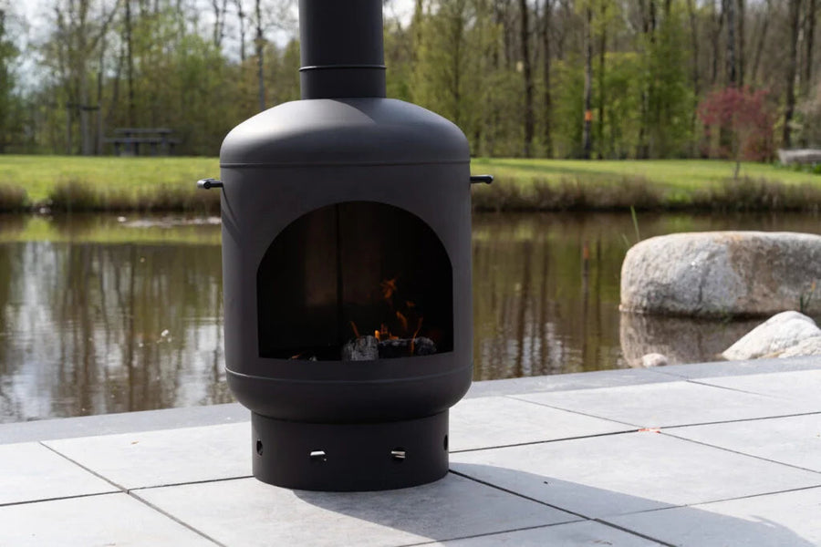 Goodlife Varme Buitenhaard RVS Zwart - Firesite