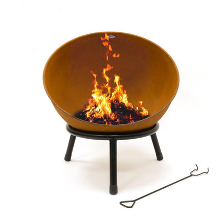 HEAT Vuurschaal Kappa op pootjes 56 cm Roest