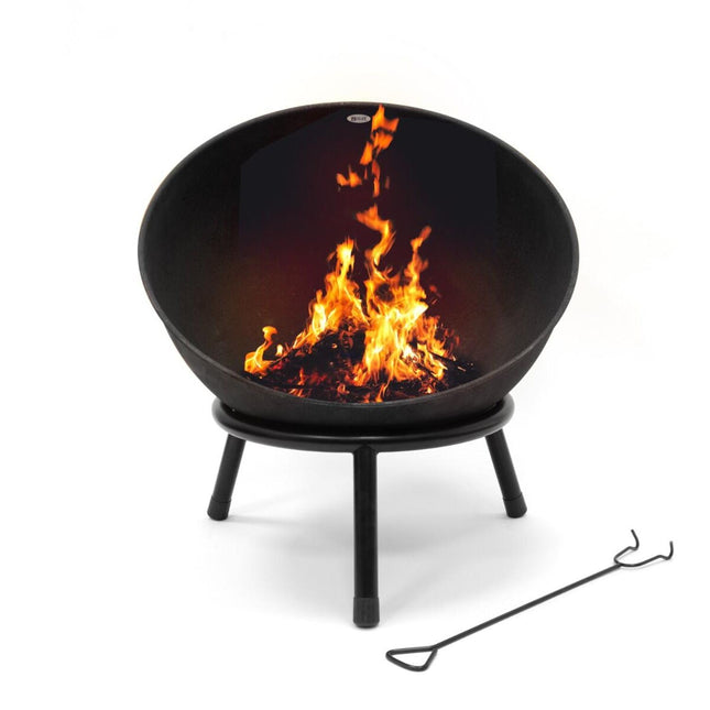 HEAT Vuurschaal Kappa op pootjes 56 cm Zwart