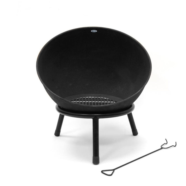 HEAT Vuurschaal Kappa op pootjes 56 cm Zwart