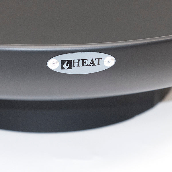 HEAT Vuurschaal staal 60 cm Zwart