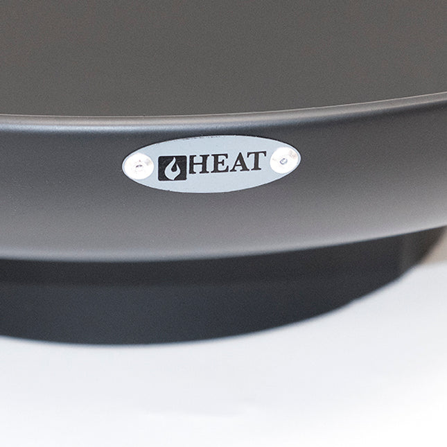 HEAT Vuurschaal staal 60 cm Zwart