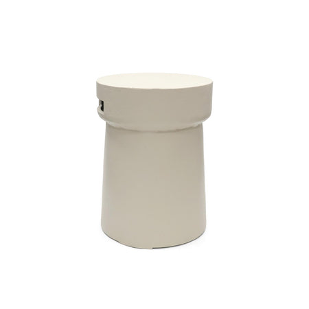 Happy Cocooning Enclosure Cork Oyster Beige Gasfles cover rond 41xH55 cm