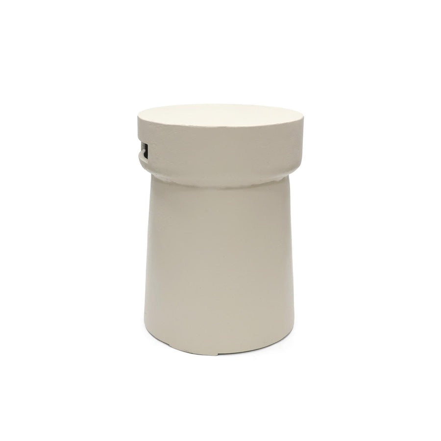 Happy Cocooning Enclosure Cork Oyster Beige Gasfles cover rond 41xH55 cm