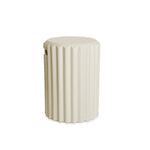Happy Cocooning Enclosure Rib Oyster Beige Gasfles cover rond 41xH55 cm