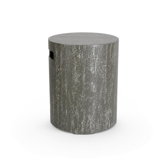 Happy Cocooning Enclosure Oscuro Travertine gasfles cover rond 40xH55 cm