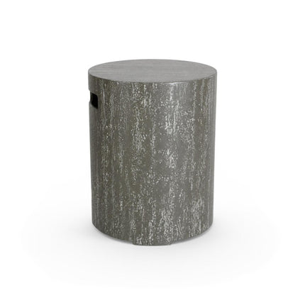 Happy Cocooning Enclosure Oscuro Travertine gasfles cover rond 40xH55 cm
