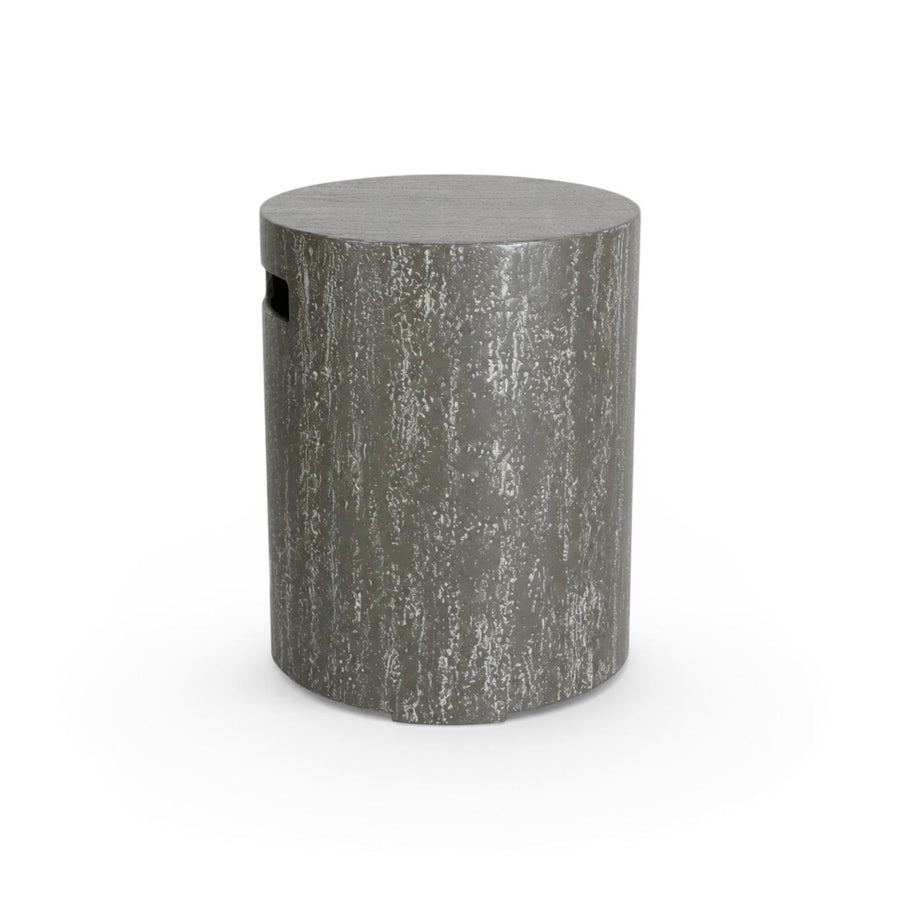 Happy Cocooning Enclosure Oscuro Travertine gasfles cover rond 40xH55 cm