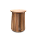 Happy Cocooning Enclosure Lagune Teak Gasfles cover rond 40xH55 cm