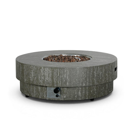 Happy Cocooning Vuurtafel Estate Oscuro Travertine rond 105xH36 cm