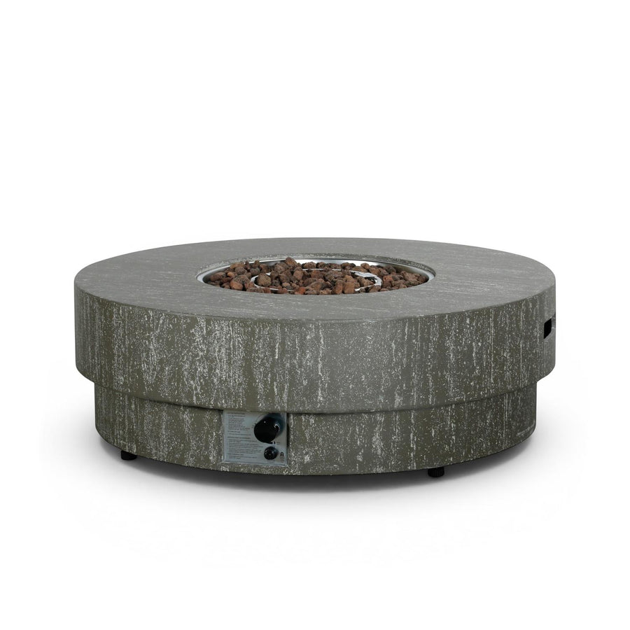 Happy Cocooning Vuurtafel Estate Oscuro Travertine rond 105xH36 cm