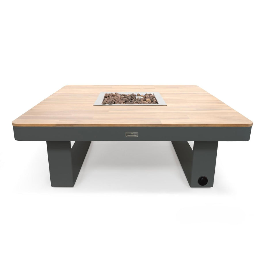 Happy Cocooning Vuurtafel Horizon Smokey Anthracite vierkant 95x95xH35 cm 4