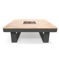 Happy Cocooning Vuurtafel Horizon Smokey Anthracite vierkant 95x95xH35 cm