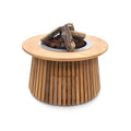 Happy Cocooning Vuurtafel Lagune Teak rond 60xH35 cm