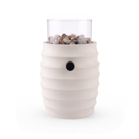 Happy Cocooning Lumi Cocoon Original beige gaslantaarn rond 25xH37 cm