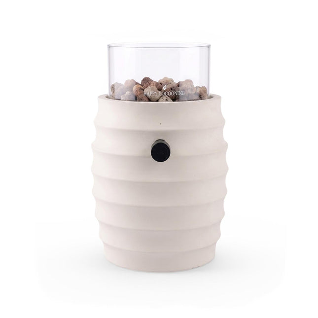 Happy Cocooning Lumi Cocoon Original beige gaslantaarn rond 25xH37 cm