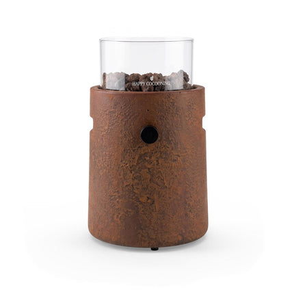 Happy Cocooning Lumi Cone Brown gaslantaarn rond 25xH37 cm