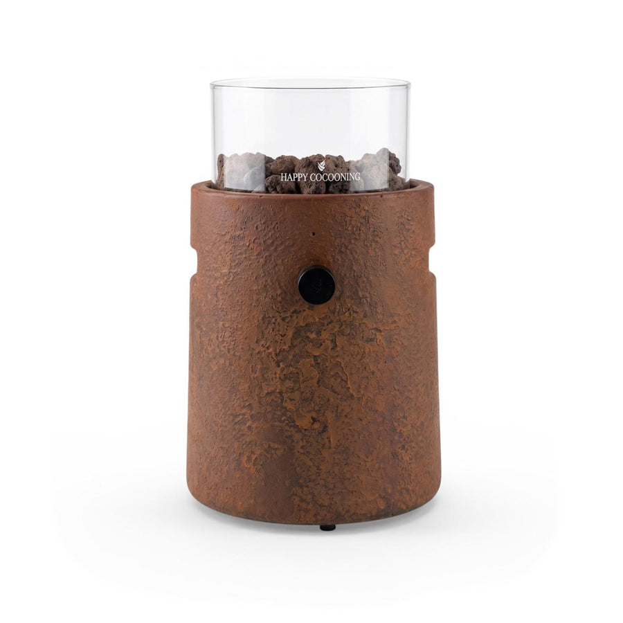 Happy Cocooning Lumi Cone Brown gaslantaarn rond 25xH37 cm