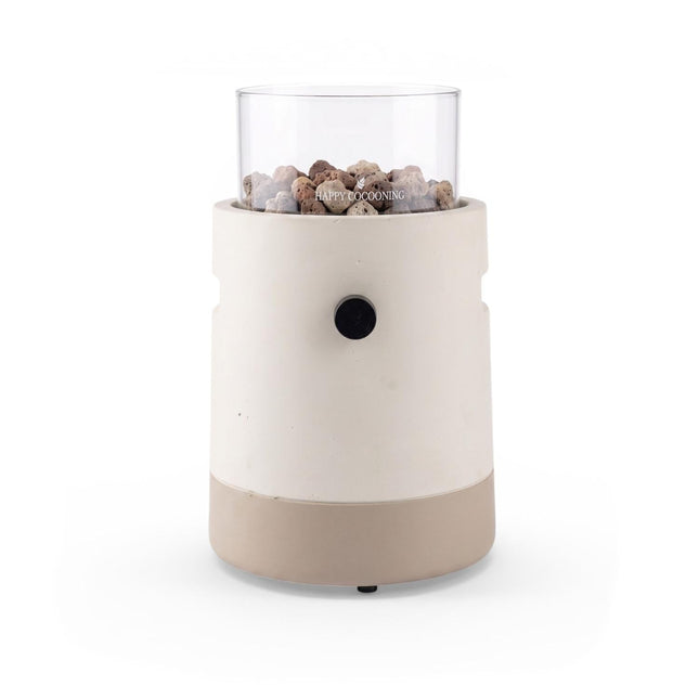 Happy Cocooning Lumi Cone Split Beige gaslantaarn rond 25xH37 cm