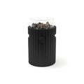 Happy Cocooning Lumi Rib Nordic Black Gaslantaarn rond 21xH37 cm