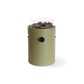Happy Cocooning Lumi Steel Olive Green Gaslantaarn rond 21xH37 cm