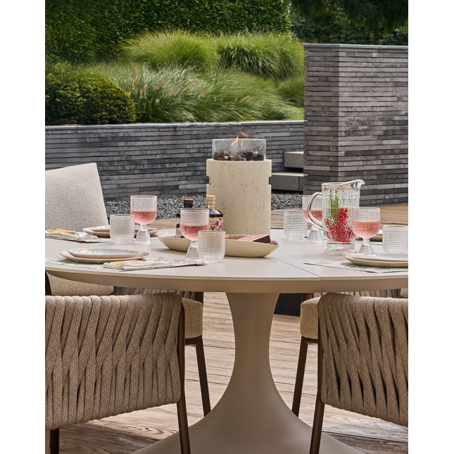 Happy Cocooning Lumi Stone Tafelbrander rond 21xH37 cm 2