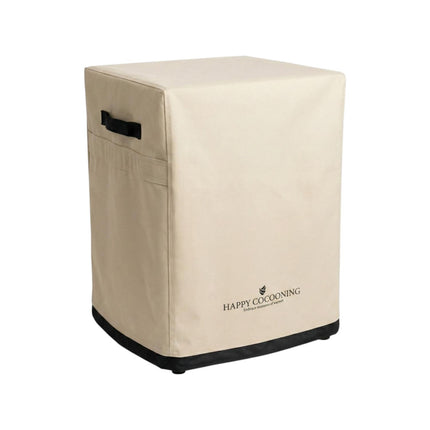 Happy Cocooning beschermhoes voor vierkante gasfles-enclosure, beige, 42x42xH57 cm