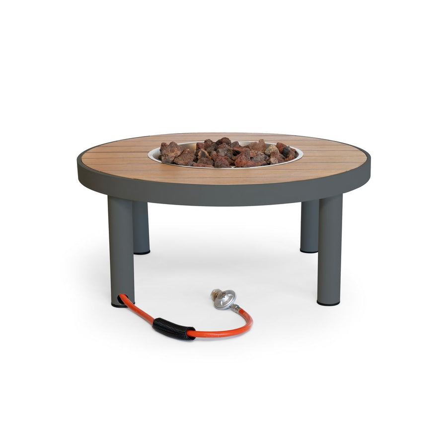 Happy Cocooning Vuurtafel Riviera Smokey Anthracite rond 80xH34 cm 3