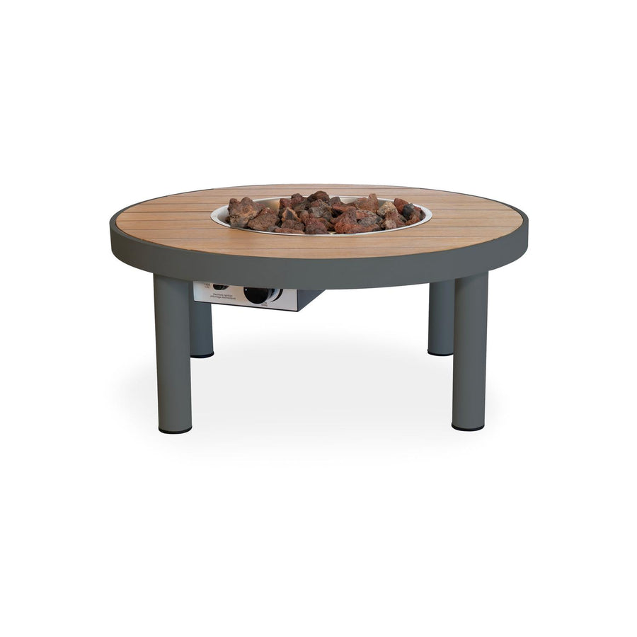Happy Cocooning Vuurtafel Riviera Smokey Anthracite rond 80xH34 cm