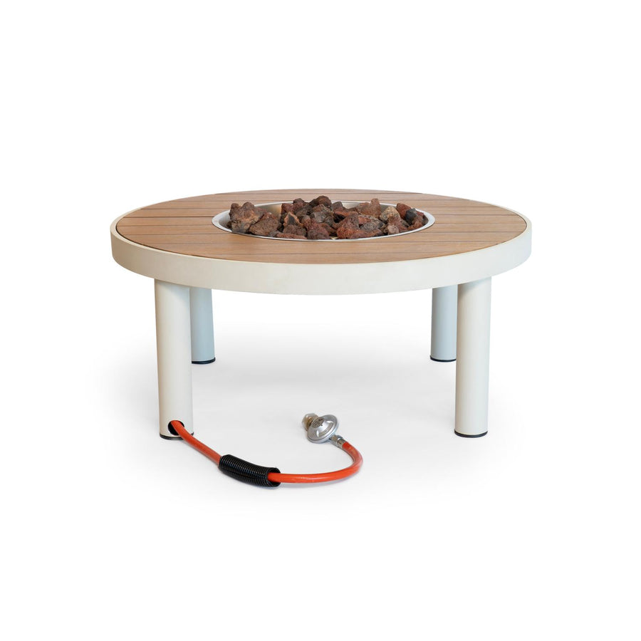 Happy Cocooning Vuurtafel Riviera Oyster Beige rond 80xH34 cm 3