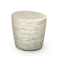 Happy Cocooning Bijzettafel Organic Travertine 46x38xH43,5 cm