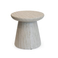 Happy Cocooning bijzettafel Travertine rond 45xH45 cm