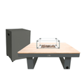 Happy Cocooning Vuurtafel set Horizon 95 Smokey Anthracite + Enclosure + Glasset