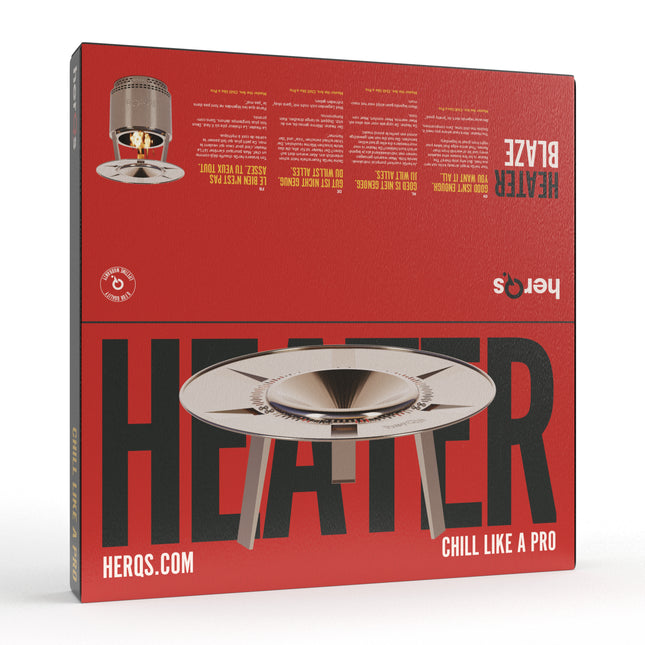 HerQs Heater Warmteverspreider voor Blaze rookvrije vuurkorf