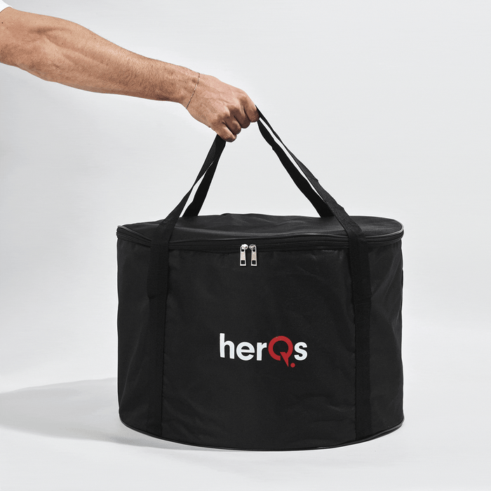 herQs Blaze rookvrije vuurkorf 49,5 cm - brandend vuur met dubbele wandtechnologie