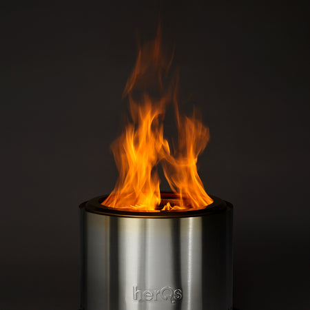 HerQs rookvrije Vuurkorf Blaze 49,5 cm + Gratis 100 Igniters