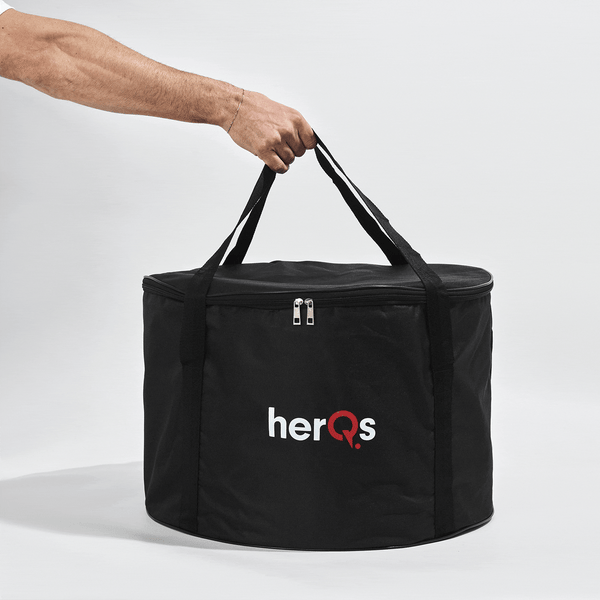 herQs Chief rookvrije vuurkorf 68 cm - brandend vuur met dubbele wandtechnologie