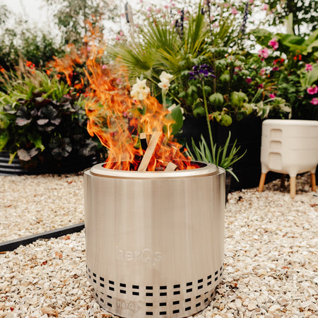 HerQs rookvrije Vuurkorf Cozy 38 cm - Firesite